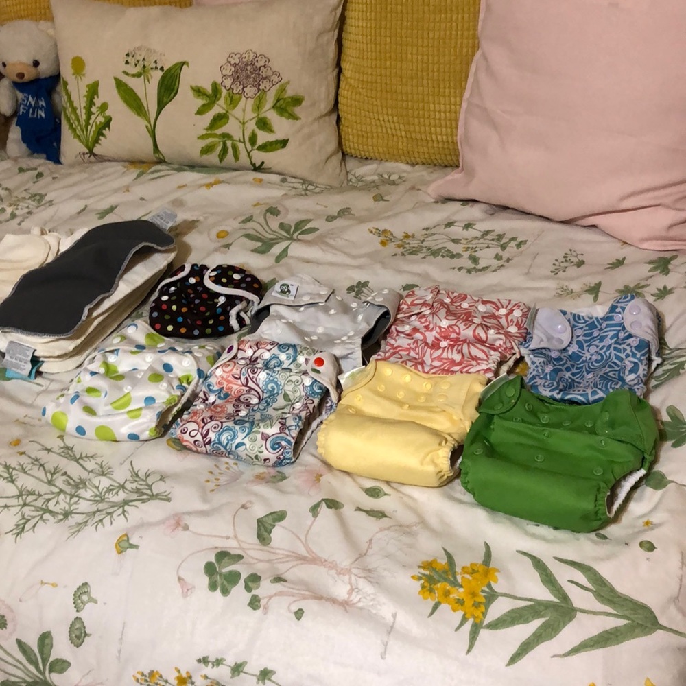 Pre-loved cloth diaper lot